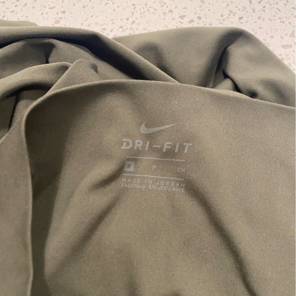 Nike Dri-FIT Olive Green Leggings High Rise Athletic Yoga Pants Women’s Small - Picture 4 of 7